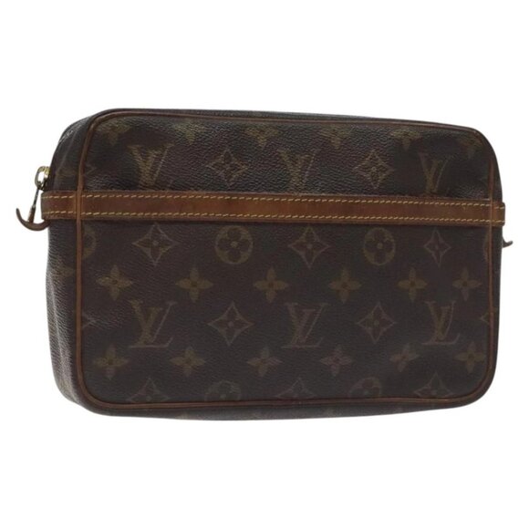 LOUIS VUITTON Monogram Compiegne 23 Clutch Bag - Picture 1 of 16